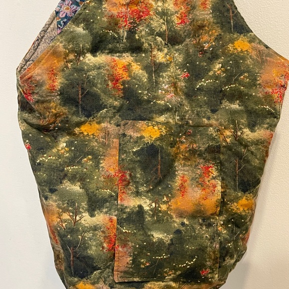 Tye Dye Boho Hippie Chic Beachy Reversible Hobo Cloth Bag Tote - Picture 2 of 10